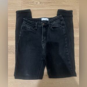 Womens Vervet black stretchy skinny jeans